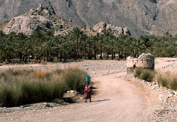 A woman near Bidbid